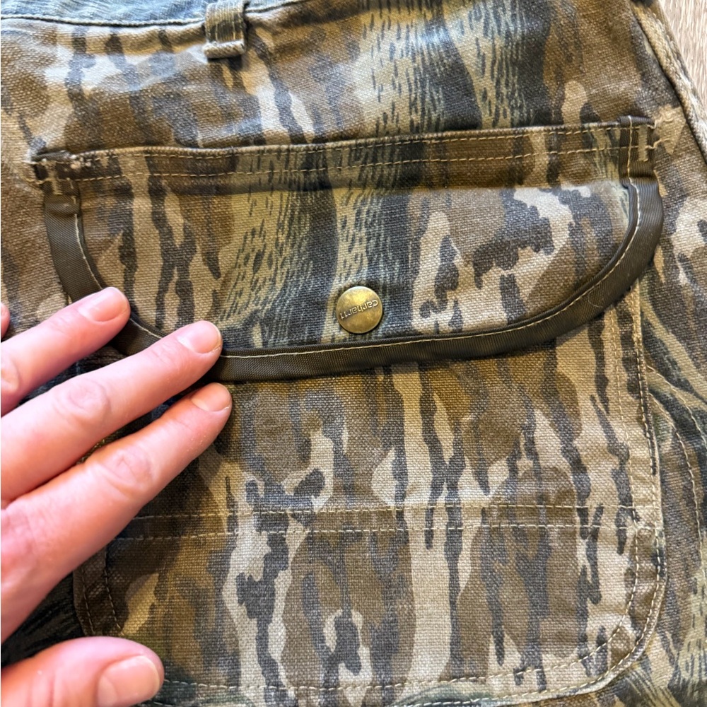 Rare 90’s Carhartt jeans Camouflage Pants Size 38 men’s vintage camo hunting - Picture 9 of 15